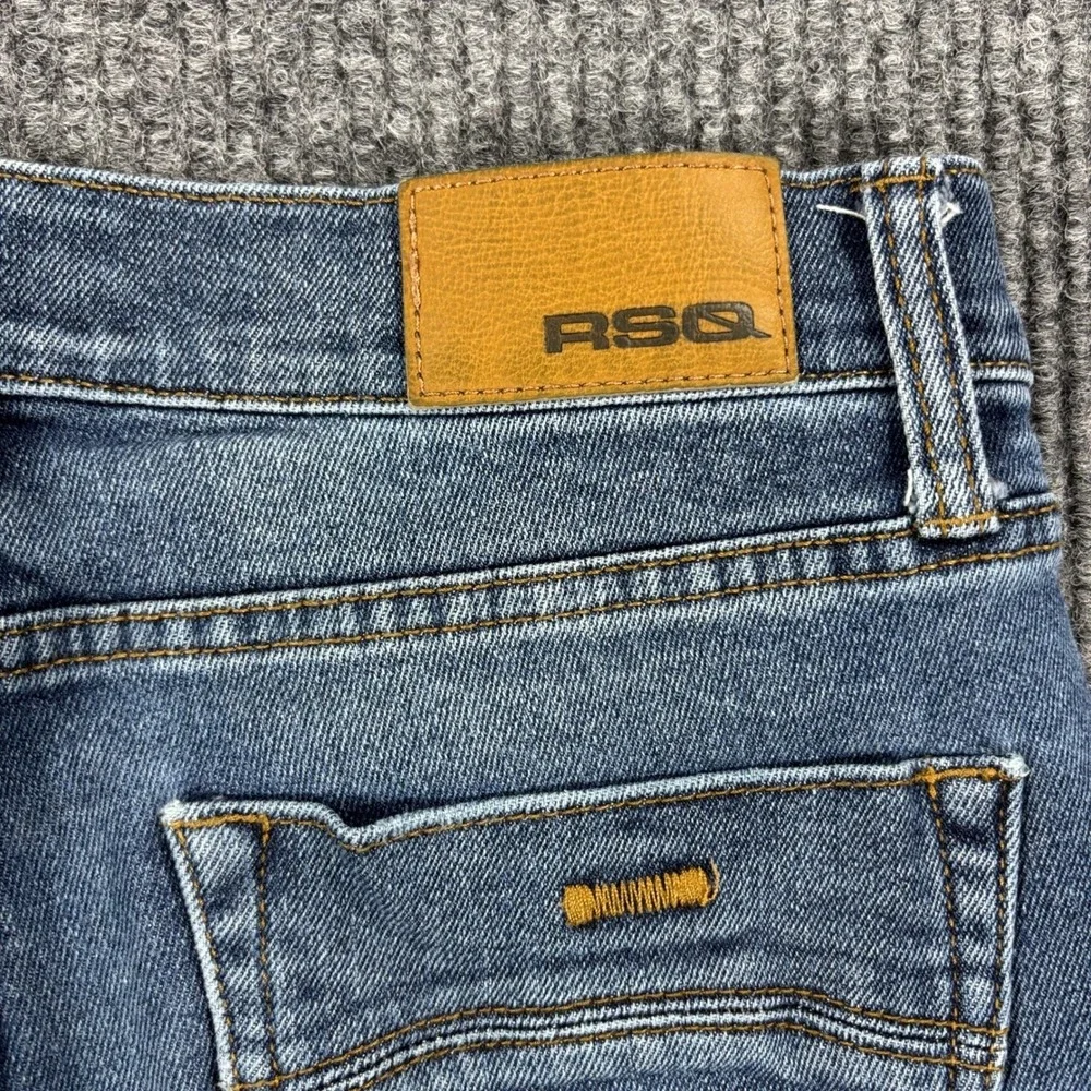 RSQ Slim Jeans Boys Size 14 Blue Denim Stretch Casual Everyday Wear
